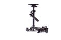 steadicam with camera on white background