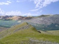 Looking down Long Crag below Steeple, Lake District Royalty Free Stock Photo