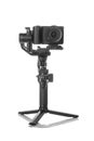 Steadycam or stabilizer with a camera isolated on white background. Equipment for the videographer Royalty Free Stock Photo