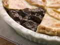 Steak and Ale Pie with Short Crust Pastry Royalty Free Stock Photo