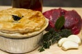 Steak and ale pie Royalty Free Stock Photo