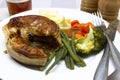 Steak and ale pie Royalty Free Stock Photo