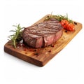 Ultra Realistic 4k Steak On White Background - High Definition