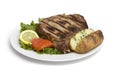 Steak dinner Royalty Free Stock Photo