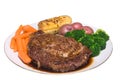 Steak dinner Royalty Free Stock Photo