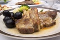 Steak of grill lamb Royalty Free Stock Photo