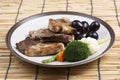 Steak of grill lamb Royalty Free Stock Photo