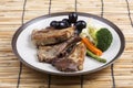 Steak of grill lamb Royalty Free Stock Photo