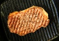 Steak Grilling Royalty Free Stock Photo