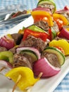 Steak Kebabs Royalty Free Stock Photo