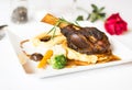 Steak lamb shank Royalty Free Stock Photo