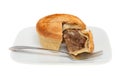 Steak pie on a plate Royalty Free Stock Photo