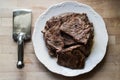 Steak with tenderizer Royalty Free Stock Photo