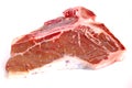 Steak on white Royalty Free Stock Photo