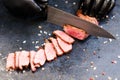 Steakhouse menu striploin steak chef beef meat