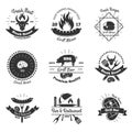 Steakhouse Vintage Emblems Set