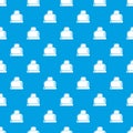 Steal toaster pattern vector seamless blue