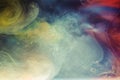 Steam background enchanted cloud multicolor smoke effect