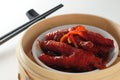 Steam chicken paw Royalty Free Stock Photo