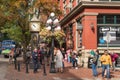 Steam Clock in Gastown District, Vancouver Royalty Free Stock Photo