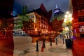 Steam Clock in Gastown, Downtown Vancouver, British Columbia, Canada. Royalty Free Stock Photo