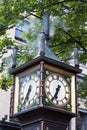 Steam Clock in Gastown Vancouver Royalty Free Stock Photo