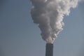 Steam comes out the chimney of the coal power plant of Uniper in the Rotterdam Maasvlakte harbor in The Netherlands