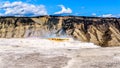 Canary Springs in the Mammoth Springs area of Yellowstone National Park, Wyoming, USA Royalty Free Stock Photo
