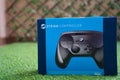 Steam Controller by Valve with its original box in calm early cold morning