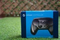 Steam Controller by Valve with its original box in calm early cold morning