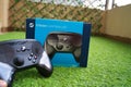 Steam Controller by Valve with its original box in calm early cold morning