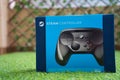 Steam Controller by Valve with its original box in calm early cold morning