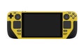 STEAM DECK game console in vector on a white background.Portable STEAM DECK game console in vector Royalty Free Stock Photo
