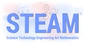 Steam education Science Technology Engineering Arts Mathematics Approach and movement concept Royalty Free Stock Photo