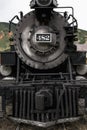 Steam engine, Durango and Silverton Narrow Gauge Railroad, Silverton, Colorado, USA