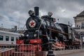 Steam Engine Ea-3306 Memorial complex railway workers who worked during the Second World War and as a symbol of friendship between