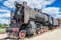 Steam engine locomotive ER type Eh2 builded at Voroshilovgrad Royalty Free Stock Photo