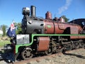 Steam engine on a special tourist drive in Australia