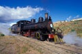 Steam engine train in Patagonia. Royalty Free Stock Photo