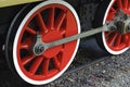 Steam engine wheels