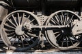 Steam engine wheels Royalty Free Stock Photo