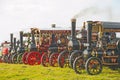 Steam engines and lorries ! Royalty Free Stock Photo