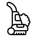 Steam floor cleaner icon outline vector. Hard surface scrubber