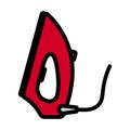 Steam Iron Icon Royalty Free Stock Photo