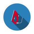Steam Iron Icon Royalty Free Stock Photo