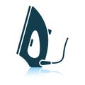 Steam iron icon Royalty Free Stock Photo
