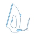 Steam Iron Icon Royalty Free Stock Photo