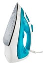 Steam iron isolated on white background + clipping path Royalty Free Stock Photo