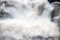 Steam leak mysterious fume white smoke flow