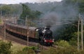 Steam loco special train on West Coast Main Line